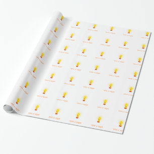 'Love and Light' quote Wrapping Paper
