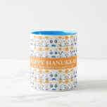 Love and Light | Simple Elegant Hanukkah family  Two-Tone Coffee Mug<br><div class="desc">Love and Light | Simple Elegant Hanukkah family</div>