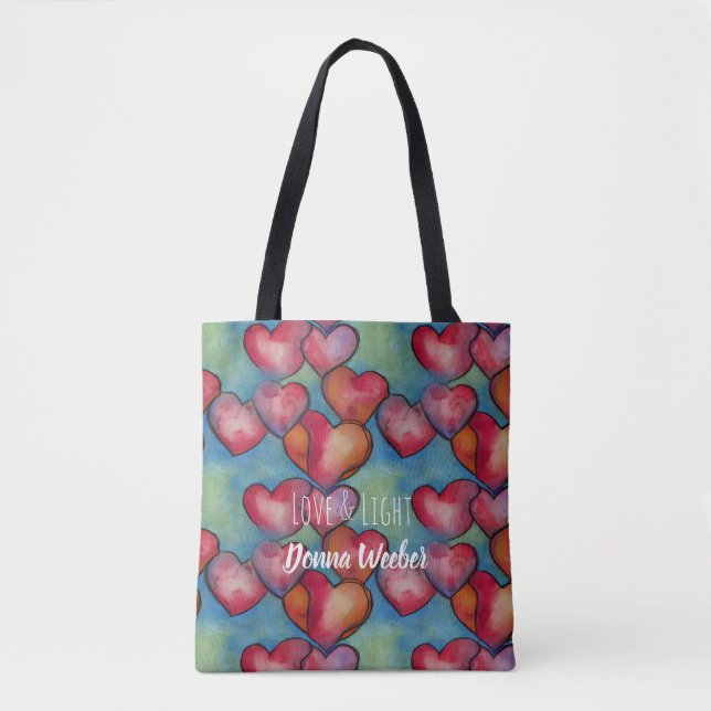Love and Light Tote Bag (Front)