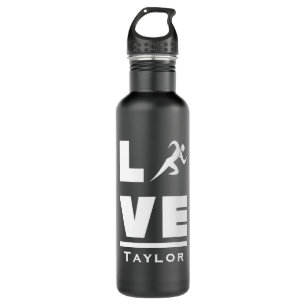 Love And Live Athletics Track And Field Sports Fan 710 Ml Water Bottle