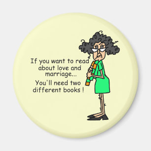 Love and Marriage Humour Magnet
