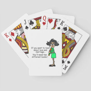 Love and Marriage Humour Playing Cards