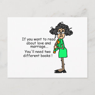 Love and Marriage Humour Postcard