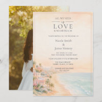 Love and Miami Beach Photo Beach Wedding