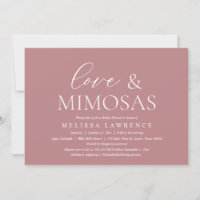 Love and Mimosas, Modern Bridal Shower Party
