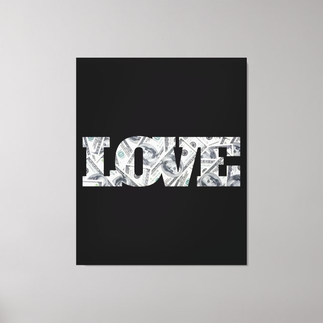 Love And Money Wall Art (Front)