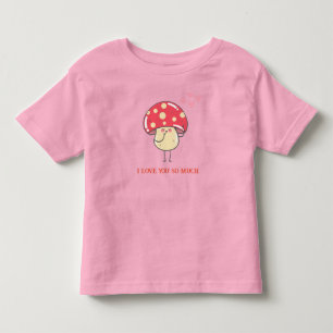 Love and Mushrooms Toddler T-Shirt