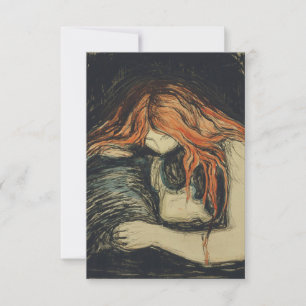 Love and Pain (The Vampire) (by Edvard Munch)