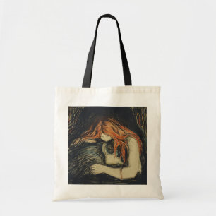 Love and Pain (The Vampire) (by Edvard Munch) Tote Bag