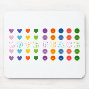 Love and Peace (02) Mouse Mat