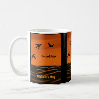 Love and Peace Classic Mug, 11 oz Coffee Mug