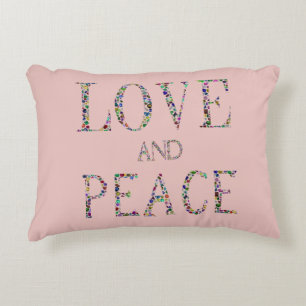 Love and Peace Decorative Cushion