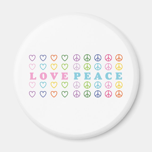 Love and Peace Magnet (Front)