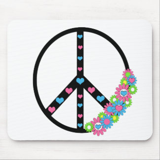 Love and Peace Mouse Mat