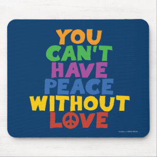 Love and Peace Mouse Mat