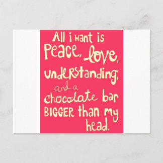 Love and Peace Postcard