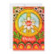 Love and Peace Sign Flat Greeting Card