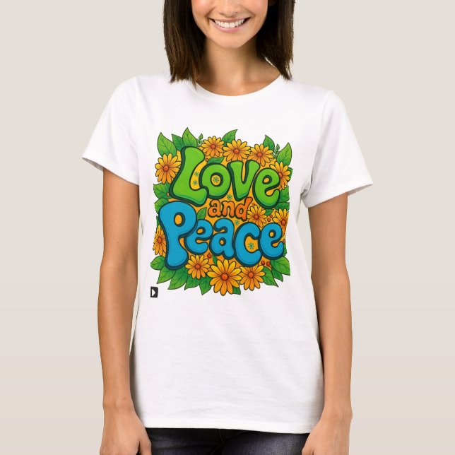 love and peace T-Shirt (Front)