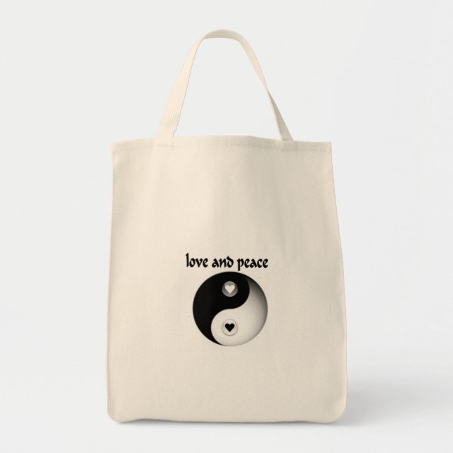 Love and Peace  Tote Bag (Front)