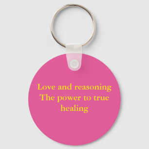 Love and reasoning key ring