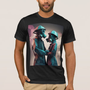 LOVE AND RESISTANCE Isometric Low Poly T-Shirt