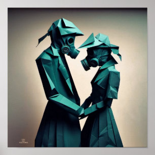 LOVE AND RESISTANCE Origami 2 Poster