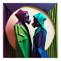 LOVE AND RESISTANCE Origami Vibrant