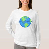 Love and Respect Earth Globe Blue Green