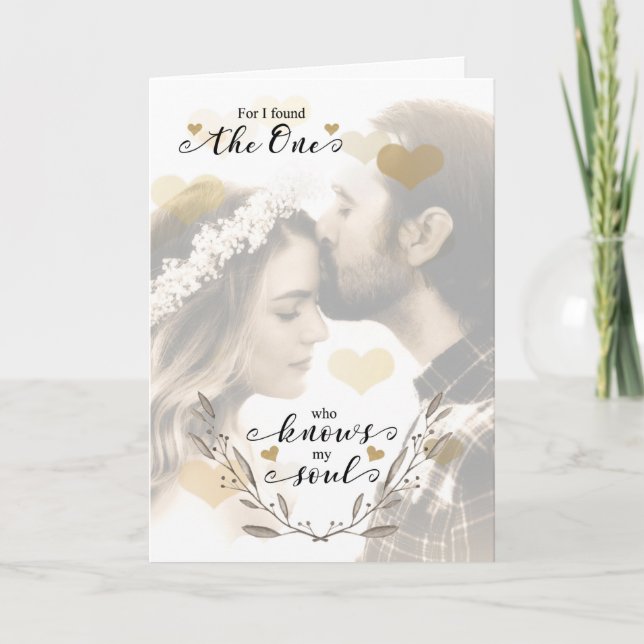 Love and Romance Found the One Who Knows My Soul Card (Front)