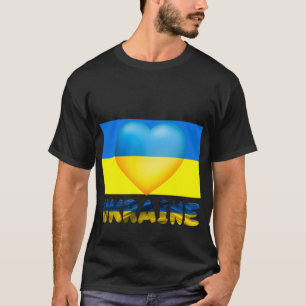 Love and Safe Ukraine Flag T-Shirt