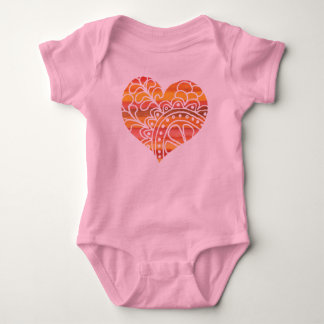 Love and Serenity in Art Baby Bodysuit