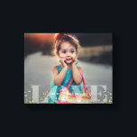 Love and Sparkles Photo Canvas Print<br><div class="desc">Full bleed photo canvas. Personalise it with your wedding date,  family name,  or any text of your choice for a beautiful and unique piece of wall art.</div>