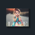 Love and Sparkles Photo Canvas Print<br><div class="desc">Full bleed photo canvas. Personalise it with your wedding date,  family name,  or any text of your choice for a beautiful and unique piece of wall art.</div>