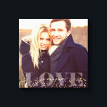 Love and Sparkles Photo Canvas Print<br><div class="desc">Full bleed photo canvas. Personalise it with your wedding date,  family name,  or any text of your choice for a beautiful and unique piece of wall art.</div>