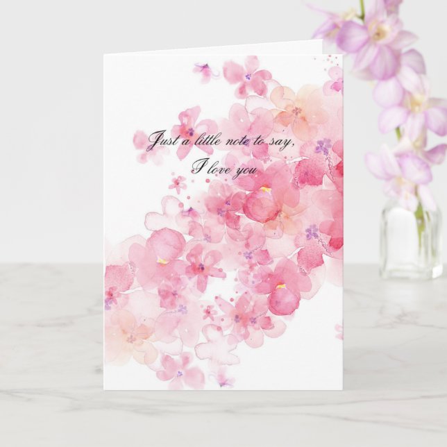 Love and Support Card (Orchid)