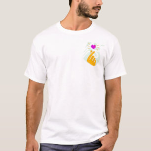 Love and Support Hand Gesture T-Shirt Design