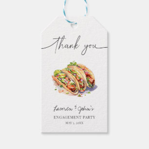 Love and Tacos Engagement Party Gift Tags