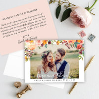 Love and Thanks | Burgundy Rustic Romance Wedding