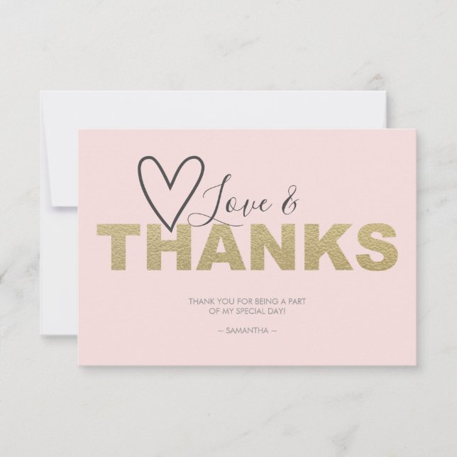 Love and Thanks Heart Thank You (Front)