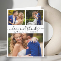 Love and Thanks Photo Collage Script Wedding