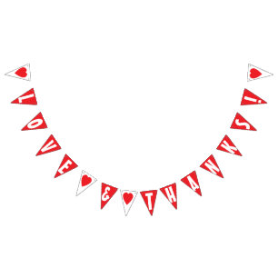 LOVE AND THANKS! WEDDING SIGN Triangle Shape