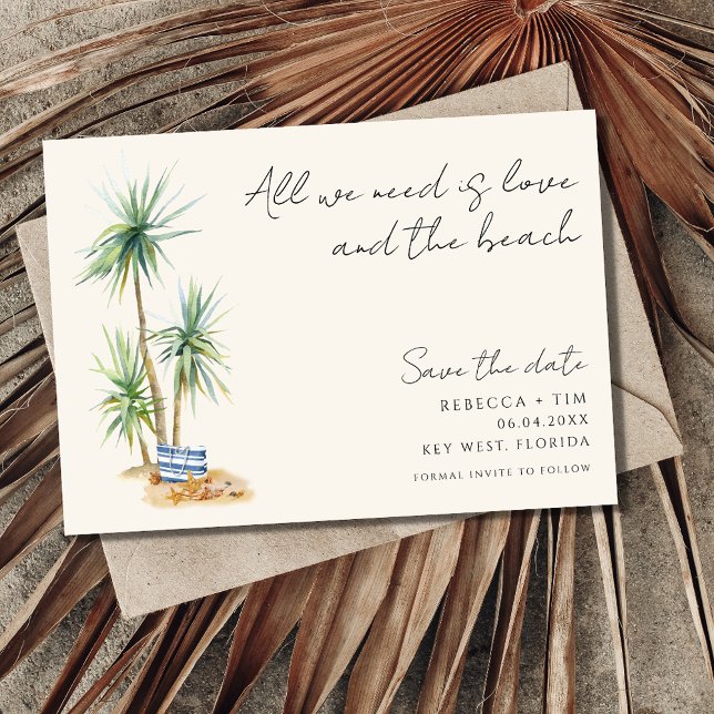 Love and the Beach Wedding Save The Date (Creator Uploaded)