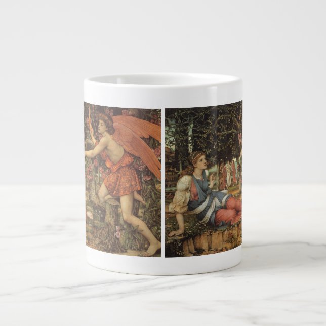Love and the Maiden by John Stanhope Large Coffee Mug (Front)