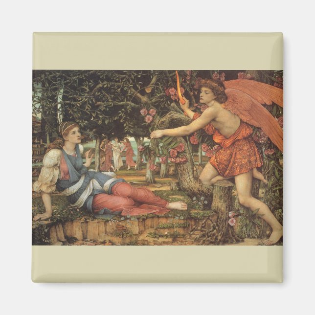 Love and the Maiden by John Stanhope Magnet (Front)