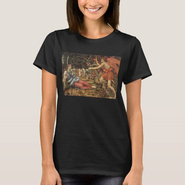 Love and the Maiden by John Stanhope T-Shirt (Front)