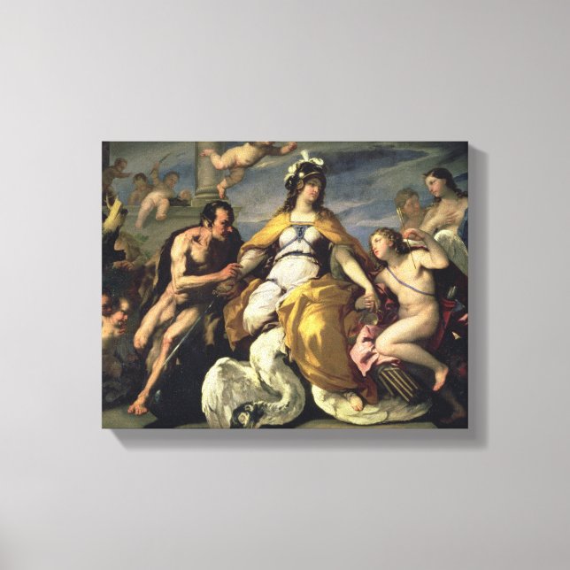 Love and the Vices Disarm Judgement Canvas Print (Front)