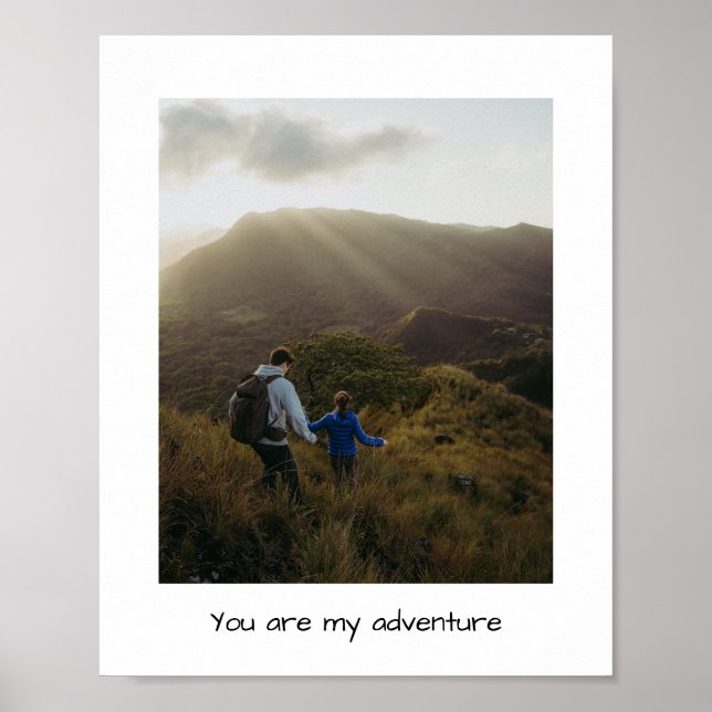 Love and wedding inspirational couple customisable poster (Front)