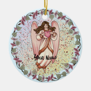Love Angel Ceramic Tree Decoration