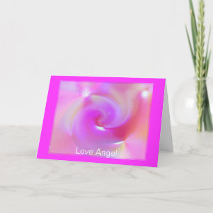 Love Angel  Holiday Card