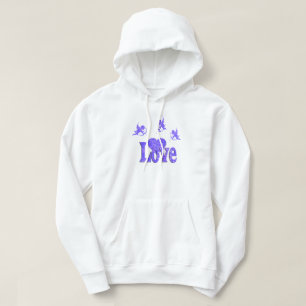 Love Angels With Love Logo And Heart, Hoodie